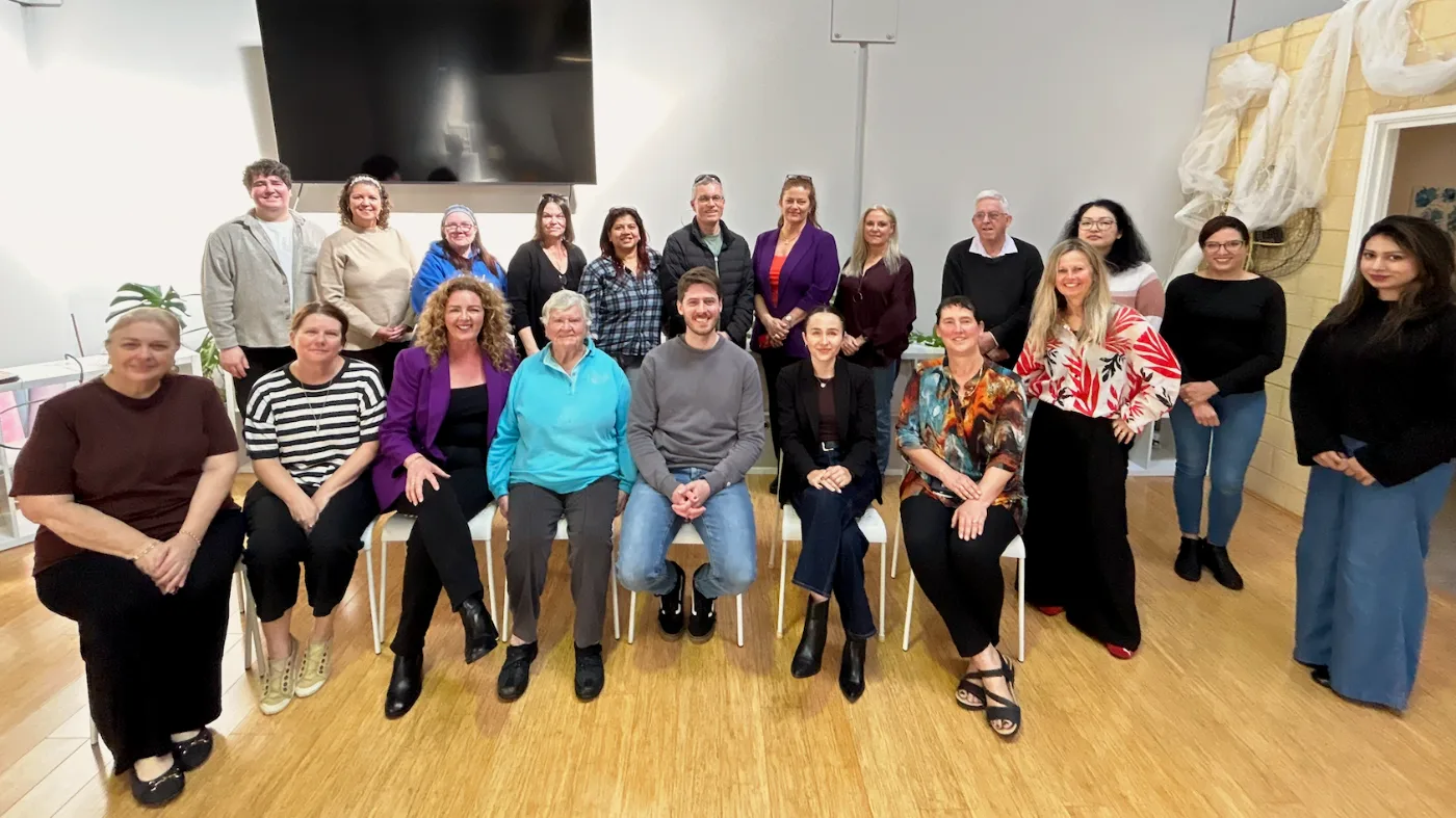Members of the Rockingham and Kwinana Mental Health Professionals Network at Connections WA.